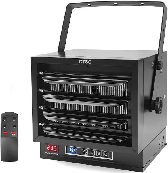 CTSC 8500W Garage Heater - Garage Heater Electric, 240V Hardwired Electric Sh...