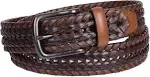 Columbia Mens Braided Leather Belt