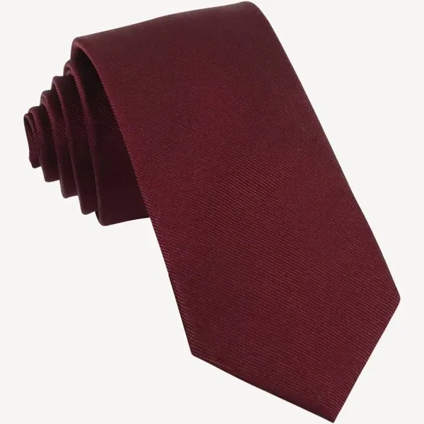 Men's Tie Bar Grosgrain Solid Tie