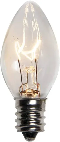 Wintergreen Lighting C7 Transparent 5W Bulb