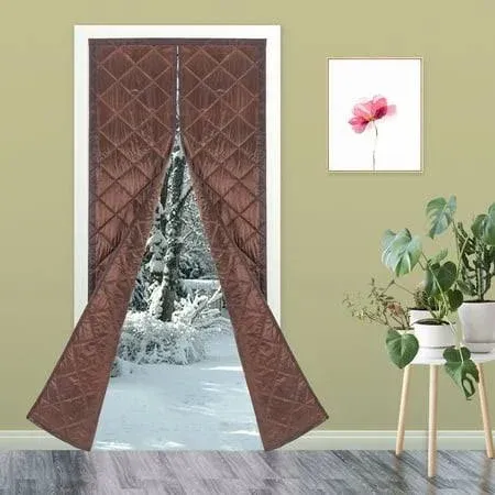 Magnetic Thermal Insulated Door Curtain