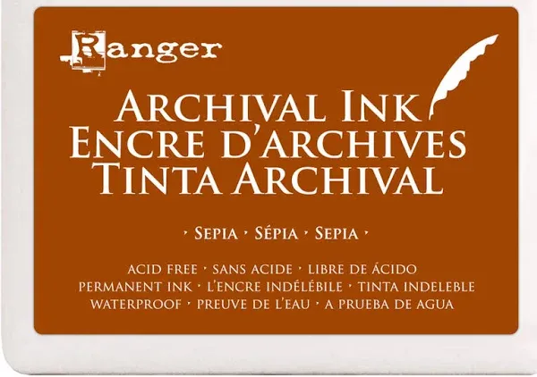 Ranger Archival Ink Jumbo Ink Pad #3 Sepia