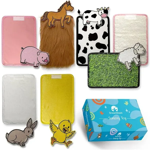 DreamDash Farm Animal Sensory Play Mats