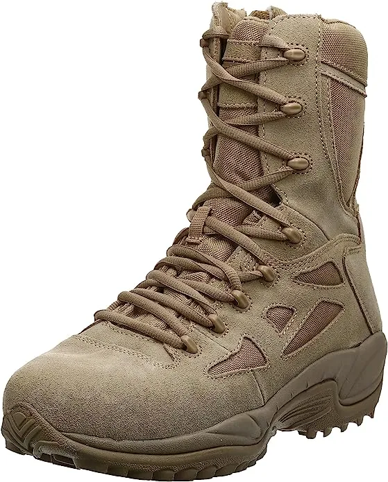 Reebok Men's 8" Rapid Response RB Composite Toe Side-Zip Boots