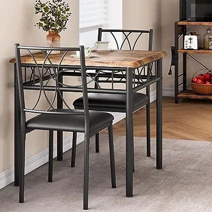 CABIHOME 3 Piece Dining Table Set for 2