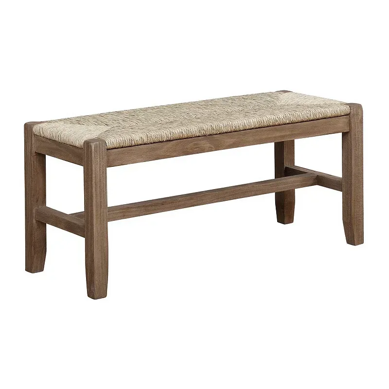 Alaterre Furniture Newport Bench, Brown