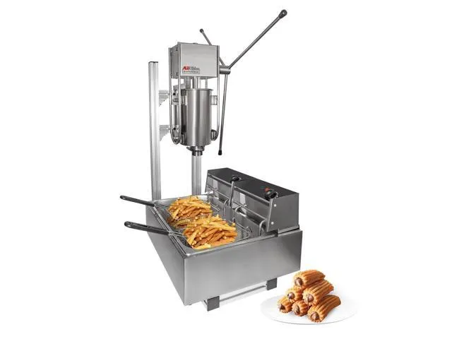 ALDKitchen Churro Maker Machine | Spanish Donuts Maker | Churro Machine (Churro Maker with Fryer)