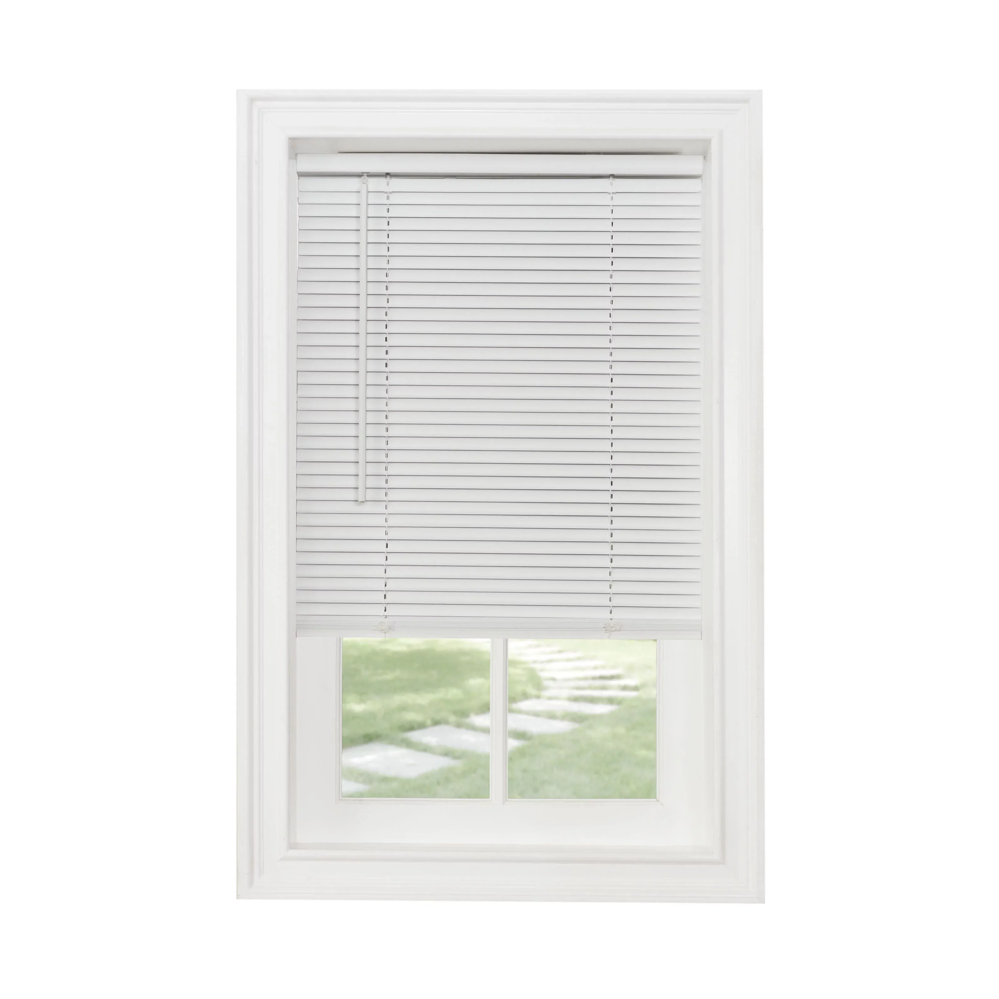 Achim White Cordless GII Morningstar 1 in Light Filtering Mini Blind