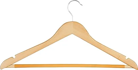 Hangers, 24 Piece Set Wood Non Slip
      
          Hangers, 24 Piece Set Wood Non Slip