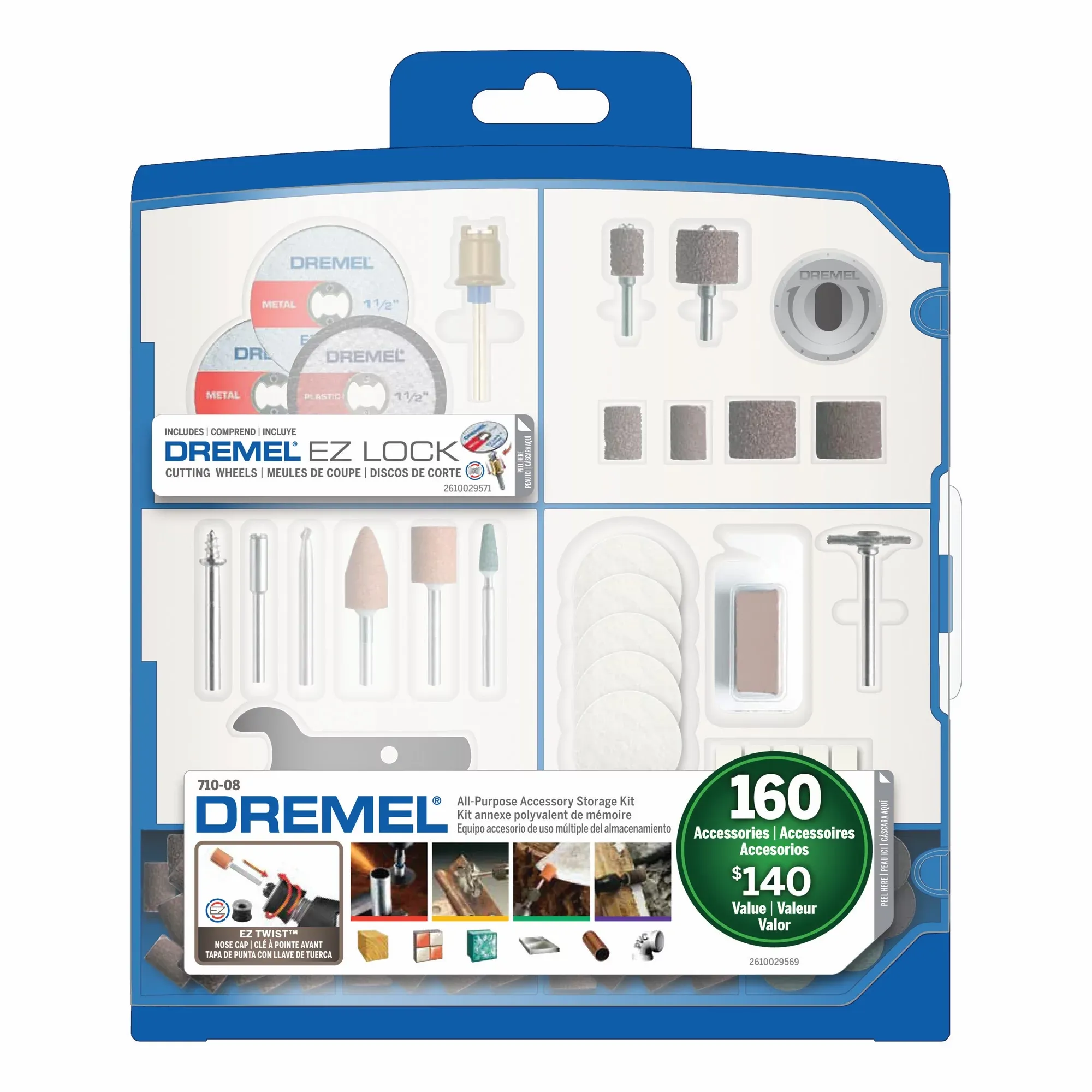 Dremel 710-08 160 Piece All-Purpose Accessory Kit