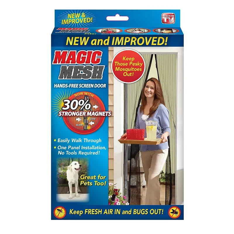 Magic Mesh Hands-Free Screen Door | MM011124 As Seen On TV 83&quot; x 39&quot; ?