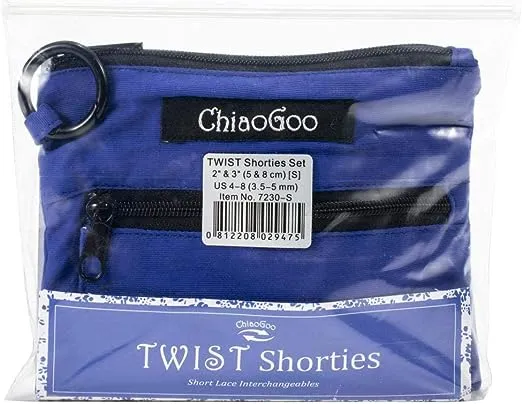 ChiaoGoo Twist Shorties Set 2" & 3"