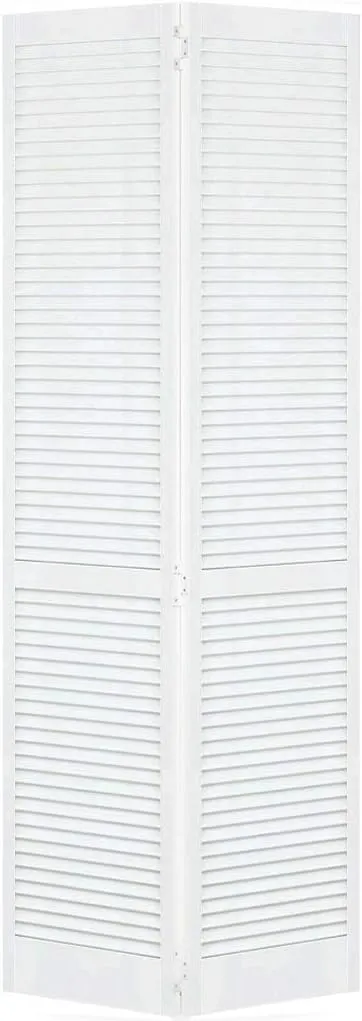 Closet Door, Bi-fold, Kimberly Bay® Traditional Louver-Louver White (80x36)