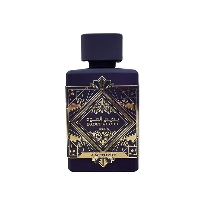 Lattafa Perfumes Badee Al Oud for Glory Amethyst for Women EDP - Eau De Parfum 100ml 3.4oz | Oriental Alchemy | Niche Scent with Blend of Spicy PE