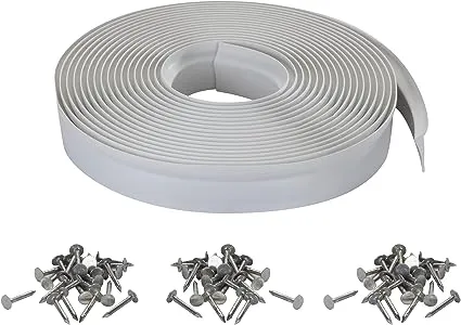 M-D Products 03822 30' White Vinyl Garage Door Seal