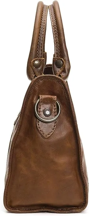 Frye Melissa Zip Satchel Leather Handbag