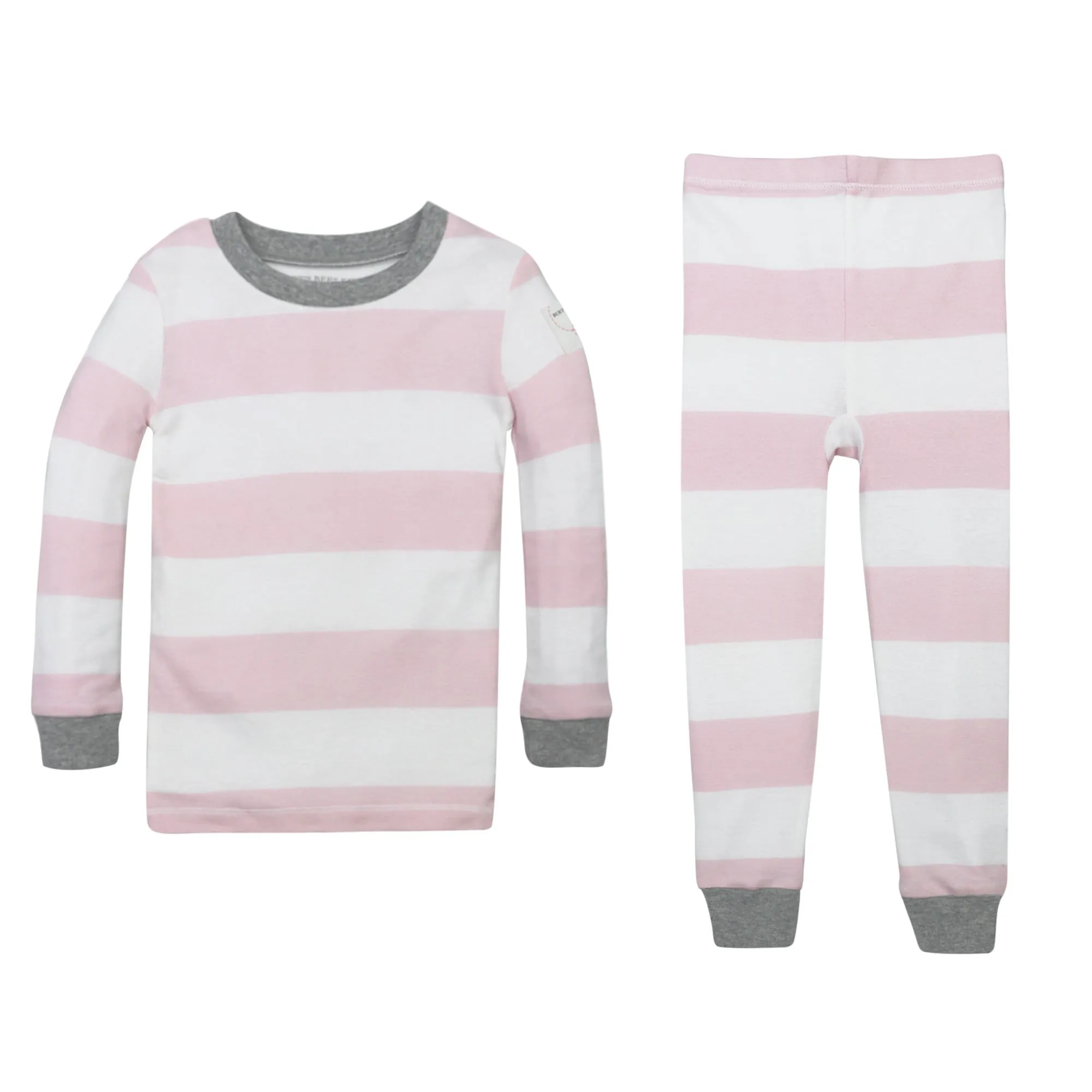 Burt's Bees Baby Girls 2-Piece Pajama Set Tee and Pants