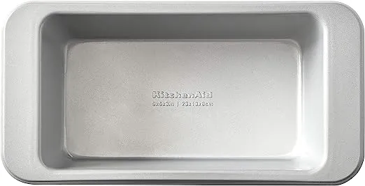 KitchenAid Nonstick Aluminized Steel Loaf Pan, 9x5-inch, Silver