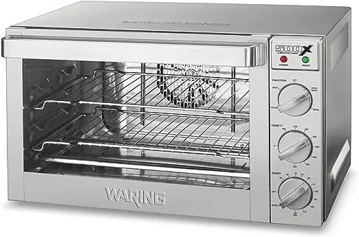 Waring Commercial WCO500X Half Size Pan Convection Oven, 120V, 5-15 Phase Plug