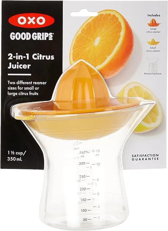 Oxo Good Grips Citrus Juicer, 2-in-1, 1-1/2 Cup