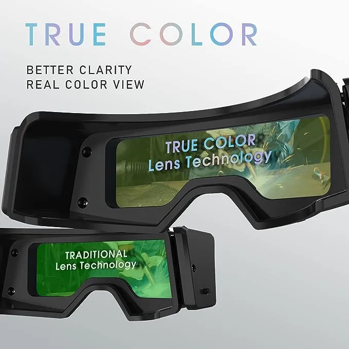 YESWELDER True Color Auto Darkening Welding Goggles