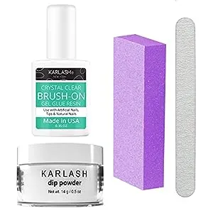 Karlash Nail Repair Kit for Broken Cracked Split Nails. Emergency Easy Quick Fix (Crystal Clear)