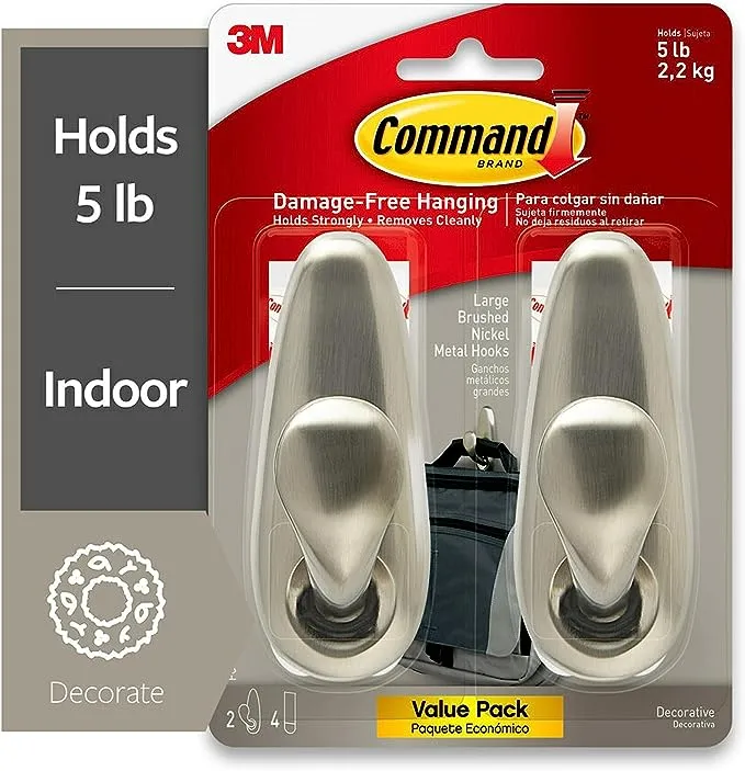 Command Medium Sized Forever Classic Decorative Hooks