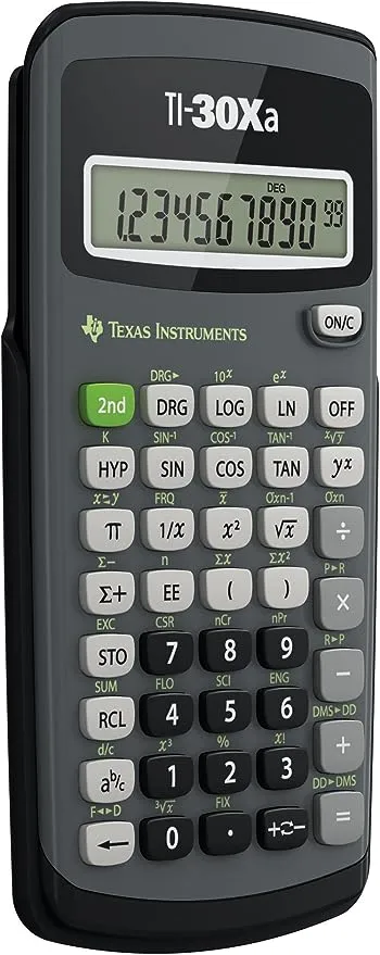 Texas Instruments TI-30XA Student Scientific Calculator