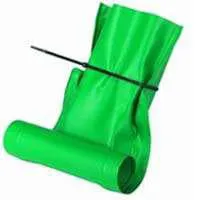 Frost King DE46 Automatic Plastic Drain Away Downspout Extender, Extends 4-Feet, Green