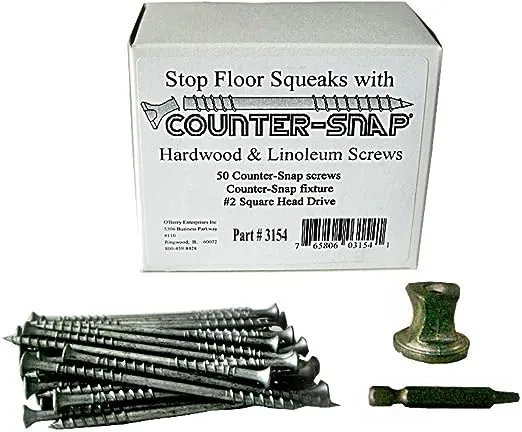 O'Berry Enterprises Squeeeeek No More Counter SnapAt Joist Only Starter Pack Kit