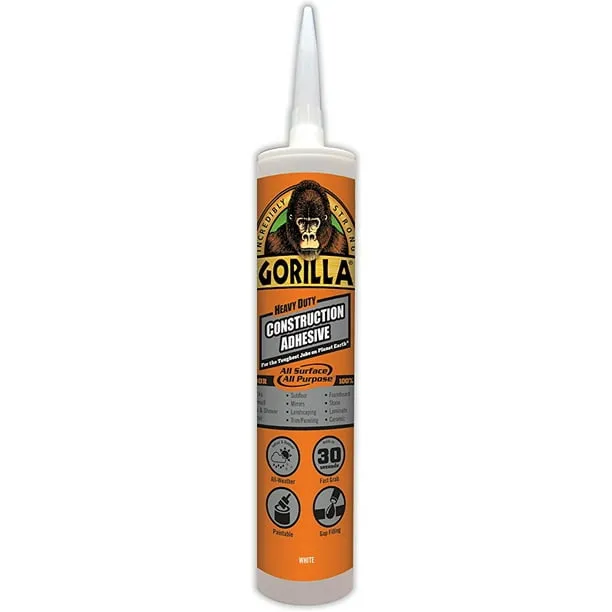 Gorilla 9 oz. Heavy-Duty Construction Adhesive (12-Pack) 8010003