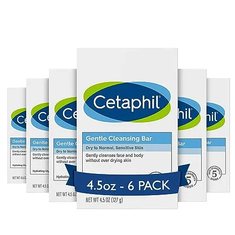 Cetaphil Gentle Cleansing Fresh Bar Soap - 3pk/4.5oz