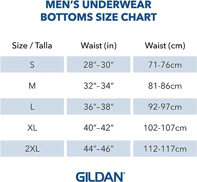 Gildan Adult Men's Premium Cotton Briefs, 6-Pack, Sizes S-2XL