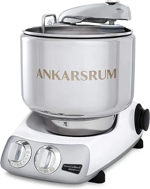 Ankarsrum Original 6230 Stainless Steel 7 Liter Stand Mixer Jubilee Silver