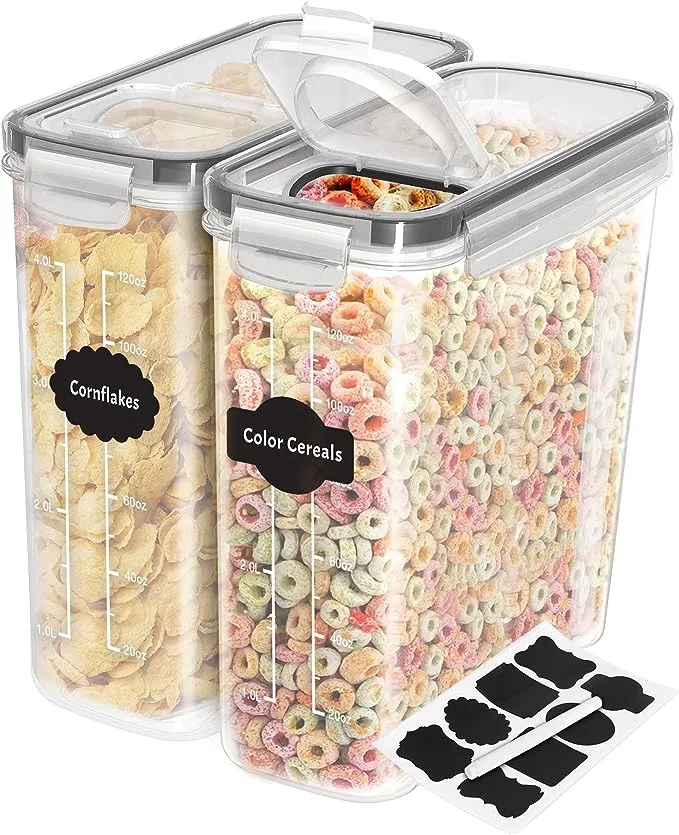 Utopia Kitchen Pasta Containers Storage - 2 Pack Airtight Food Storage Containers & Pasta Dispenser For Pantry Organization And Storage - Canister Sets For Kitchen CounterUtopia Kitchen Pasta Containers Storage - 2 Pack…