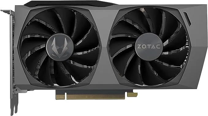 ZOTAC GAMING GeForce RTX 3060 Ti Graphics Card - PCI Express 4.0 x16, 8GB GDDR6, 256-bit, 4864 CUDA Cores, Boost: 1695MHz, 4 Max Monitor, 3x DisplayPort, HDMI - ZT-A30610H-10MLHR