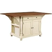 Coaster Slater Kitchen Island with Drop Leaves