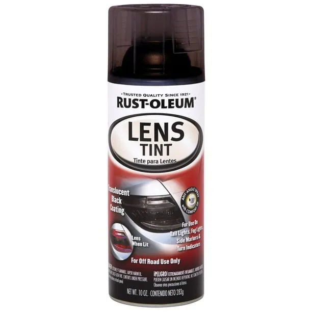 Rust-Oleum Automotive Lens Tint Spray Translucent Black 253256