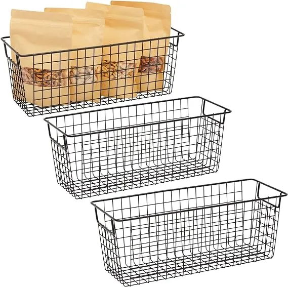 Farmlyn Creek 3 Pack Metal Wire Storage Baskets