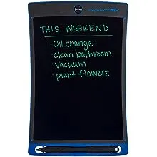 Boogie Board Blue Jot Memo Pad eWriter, 8.5 inch Screen