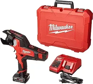 M12 12V Lithium-Ion Cordless 600 MCM Cable Cutter Kit with One 3.0Ah Battery, Charger and Hard Case