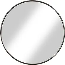 Martin Svensson Home Gold Framed Round Wall Mirror, 30" Diameter