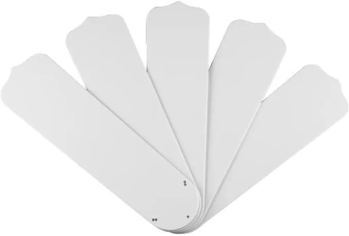 Westinghouse 7741400 52-Inch White Outdoor Replacement Fan Blades, Five-Pack