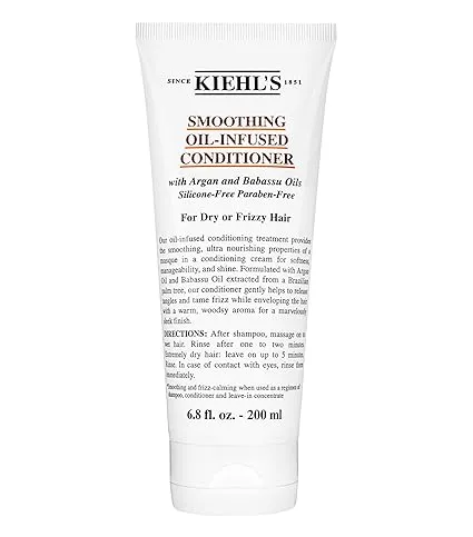 Kiehl's Smoothing Oil-Infused Conditioner, 6.8 Ounce​【193 g】 