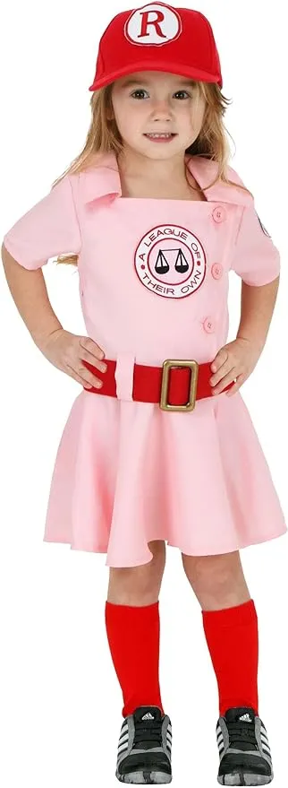 A League of Their Own Toddler Dottie Baseball Costume - 18 MO Pink