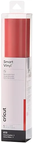 Cricut 12 ft. Smart Vinyl Removable, Red