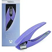 CLIPPERPRO Omega Select Toenail Clipper - Toe Nail Clipper for Women, Men, and Seniors | Ergonomic, Easy to Grip Small Nail Clippers | Nail Cutters with Steel Blades and 180 Degree Swivel Head