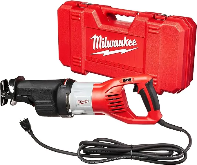 Milwaukee 6538-21 15.0 Amp Super Sawzall Reciprocating Saw