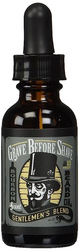 Grave Before Shave™ Gentlemen&#039;s Blend Beard Oil (Bourbon/Sanda<wbr/>l Wood Scent