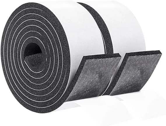 Foam Rubber Seal Strip Tape 2 in One Roll 2 Inch Wide X 1/4 Inch Thick, Foam 